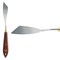 Creative Mark Stainless Steel Palette Knife Painting Tools - Paint Palette with Wooden Handle - Variety of Shapes and Sizes - 38T, 2-3/4 in